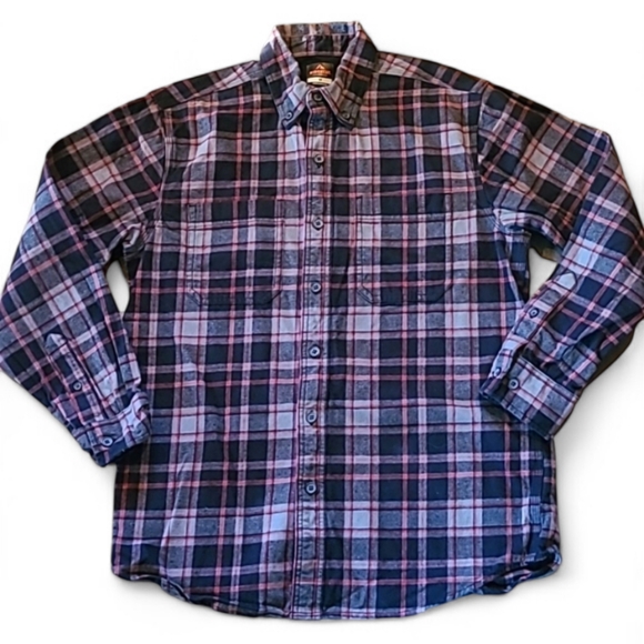 Men's Ridgecut Plaid Heavy Weight Flannel Size Medium - Picture 2 of 11
